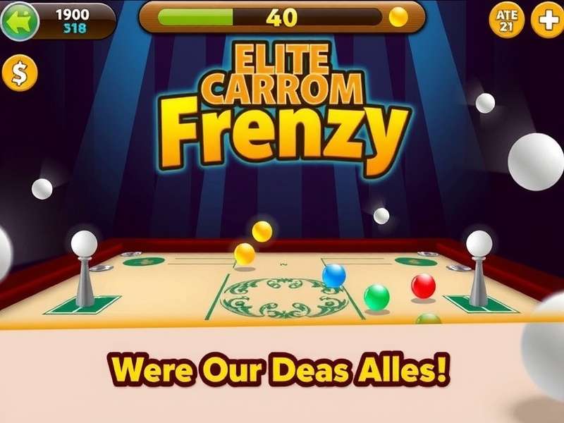 Elite Carrom Frenzy Gameplay Visuals Elite Carrom Frenzy Game Screenshot